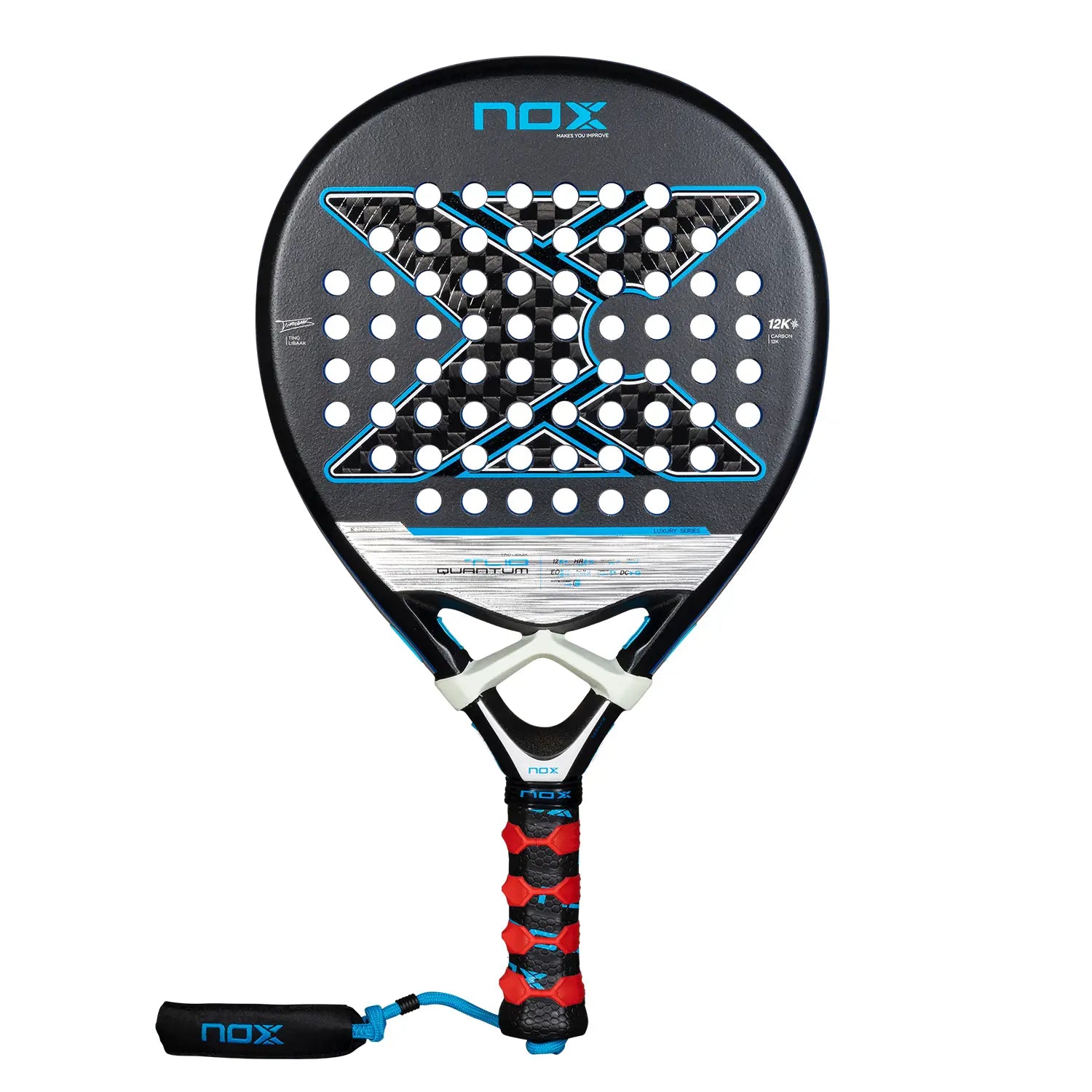 Padelio Raketė Nox TL10 Quantum 12K 2025 - Tino Libaak - Servuok