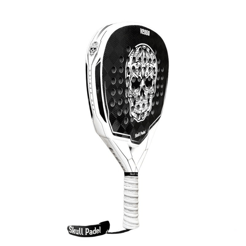 Padelio Raketė Skull Padel V2050 – White Black 24K - Servuok