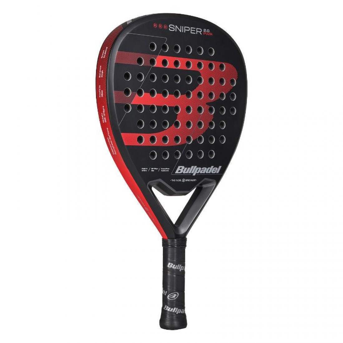 Padelio Raketė Bullpadel Sniper 2.0 Power Black 2026