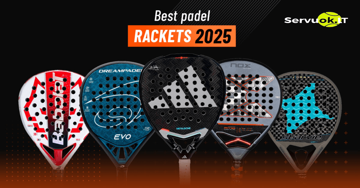 TOP 5 padelio raketės 2025 metams – ką verta rinktis? - Servuok