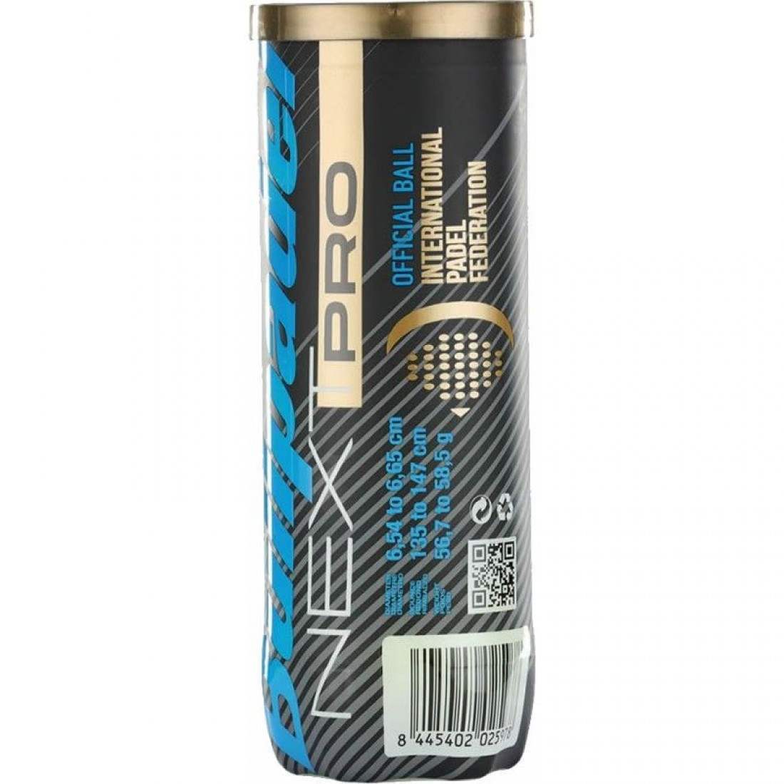 Padelio Kamuoliukai Bullpadel FIP Next Pro x3