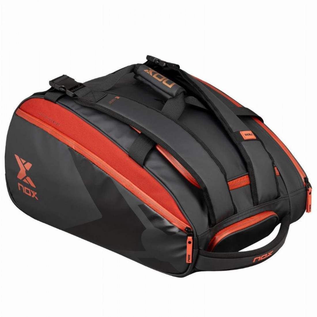 Padelio Kuprinė Nox AT10 Luxury Open Series Black Red - Servuok